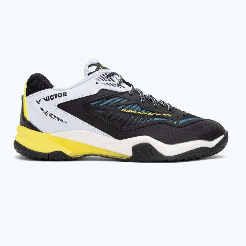 Herren Badmintonschuhe VICTOR A830NitroLite CA anthrazit/hellweiß 2
