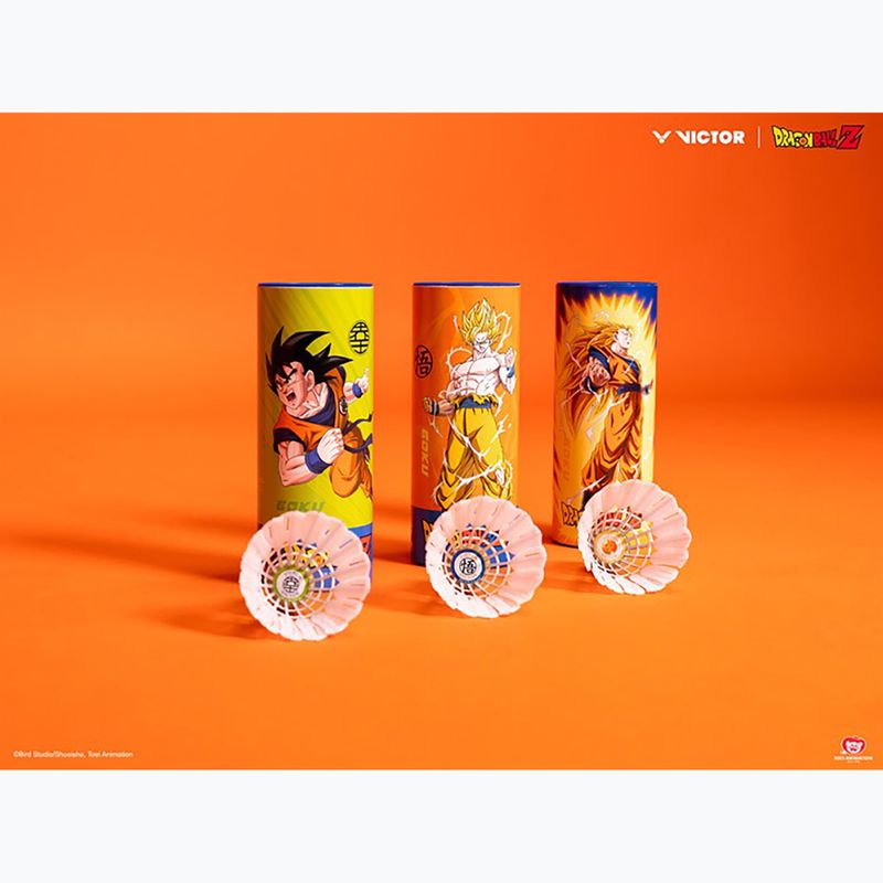 VICTOR Dragon Ball Z Synthetische Federbälle 3 Stück Sodalith blau 2
