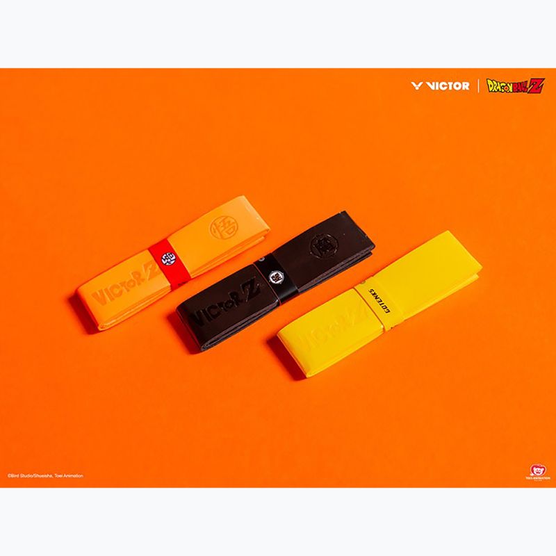 Badmintonschlägerhülle VICTOR Dragon Ball Z Grip neon orange 2