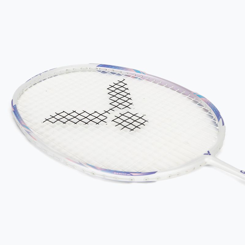Badminton-Schläger VICTOR DriveX 7SP AJ white/purple 5