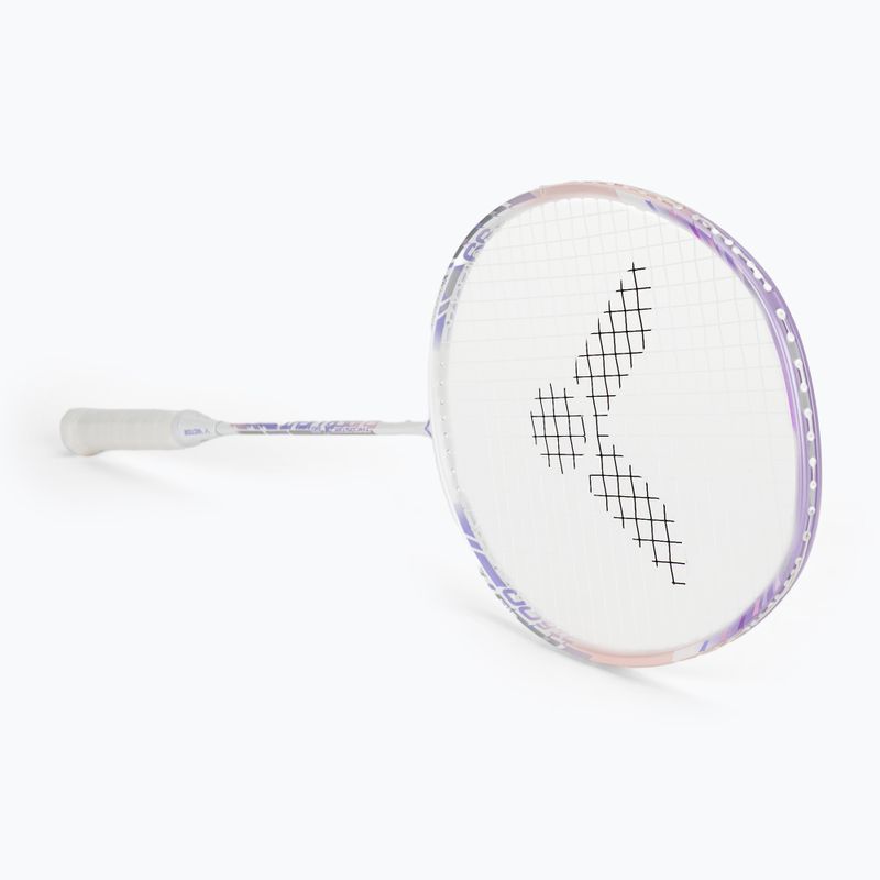 Badminton-Schläger VICTOR Thruster K 66 AJ white/purple 2