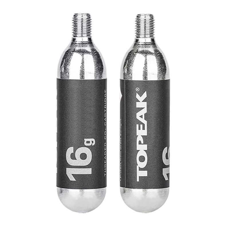 Kartuschen für Topeak Cartridge CO2-Pumpe 16 g 2 St. für CO2-Bra und AirBooster