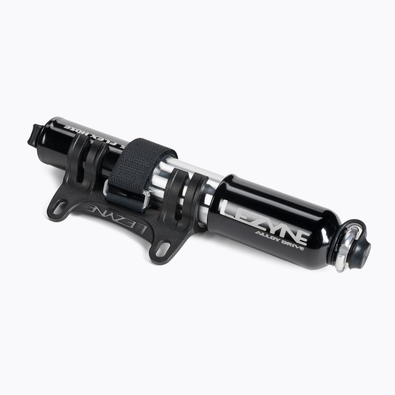 Lezyne ALLOY DRIVE HV S ABS 90psi Fahrradpumpe schwarz LZN-1-MP-ALLDR-V2S04