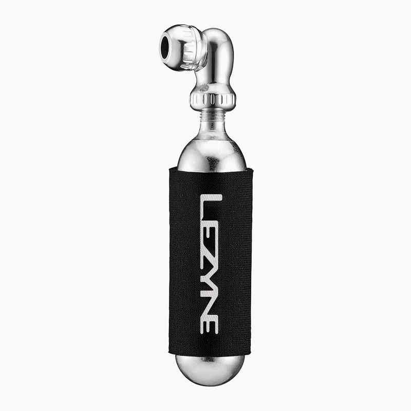 Fahrradpumpe Lezyne Twin Speed Drive CO2 + 1x nabój 16g gloss silver