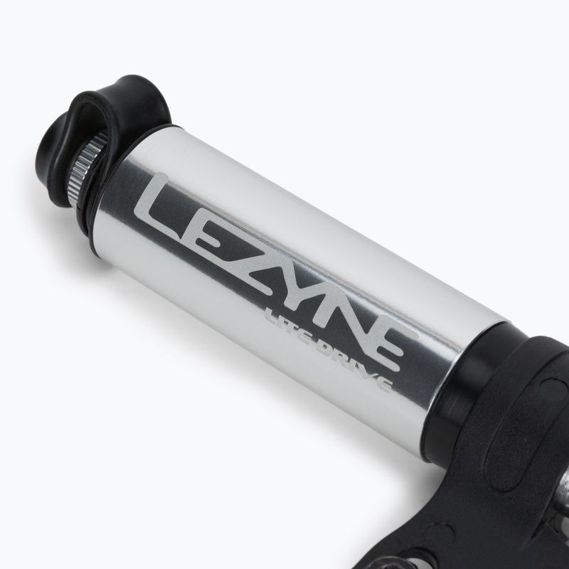 Lezyne LITE DRIVE HP M ABS 160psi silberne Fahrradpumpe LZN-1-MP-LTDR-V1M06 3