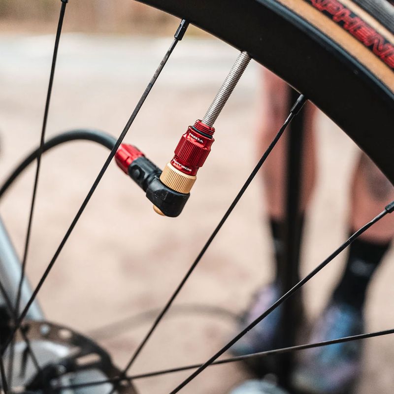 Lezyne Classic Floor Drive 3.5 220psi metallisch schwarz Fahrradpumpe 8