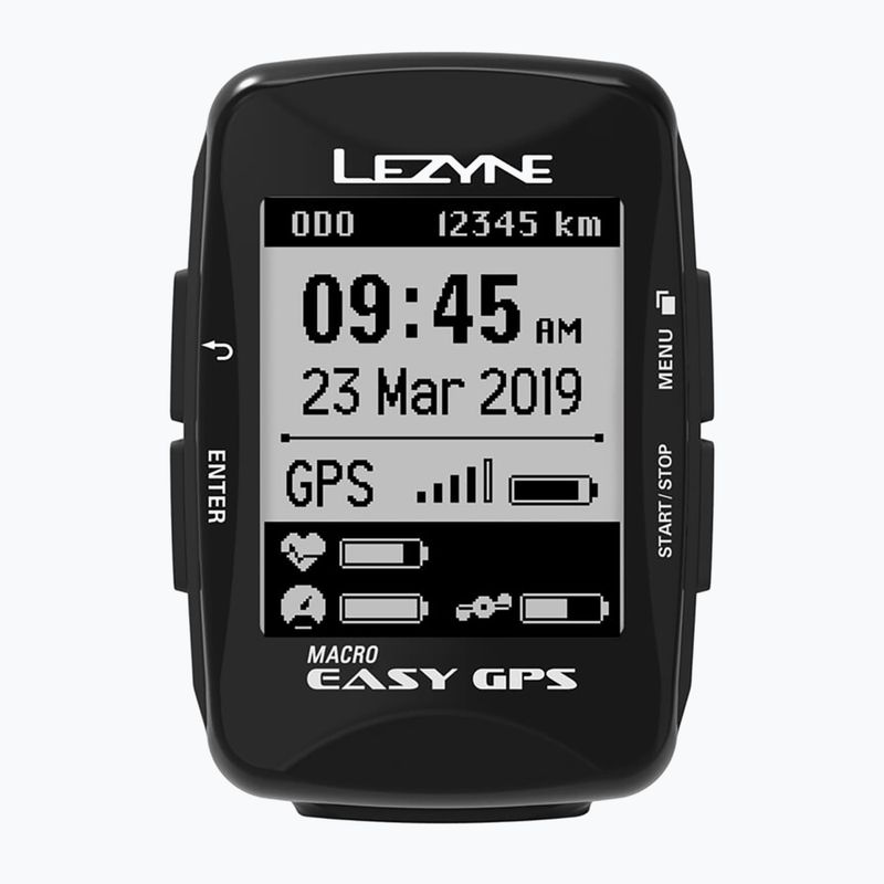 Fahrradtacho Lezyne Macro Easy GPS black 2