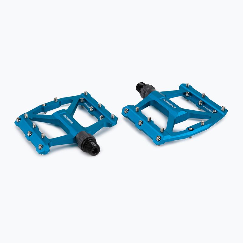 Exustar blaue Fahrradpedale PB557