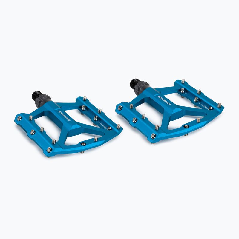 Exustar blaue Fahrradpedale PB557 2