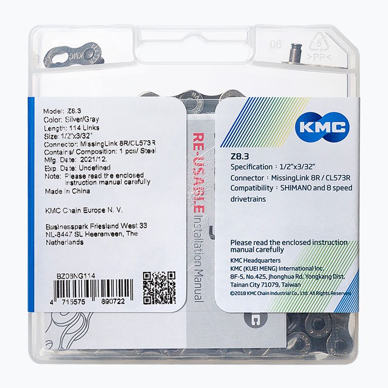 KMC Kette Z8 x114 grau BZ08NG114 2
