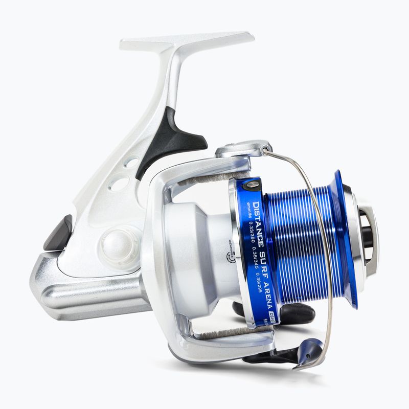 Okuma Distance Surf Arena Karpfenangelrolle silber-blau DSA-80 2