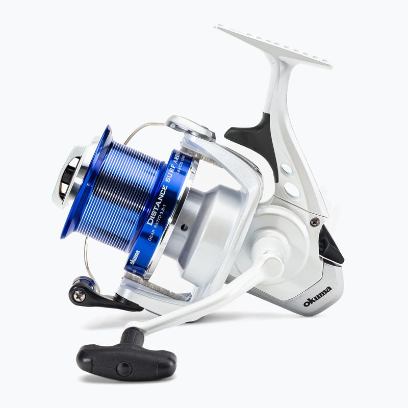 Okuma Distance Surf Arena Karpfenangelrolle silber-blau DSA-80 3