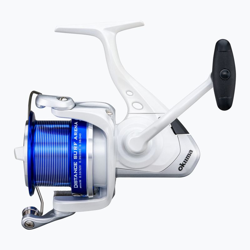 Okuma Distance Surf Arena Karpfenangelrolle silber-blau DSA-80 5