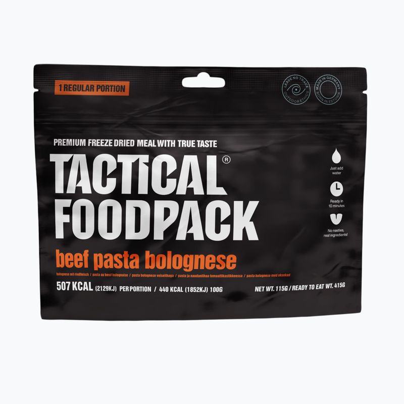 Gefriergetrocknete Lebensmittel Tactical Foodpack Rindfleisch Pasta Bolognese 115 g 2