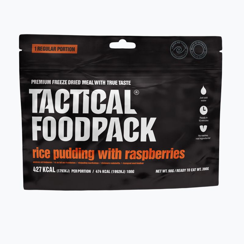 Gefriergetrocknete Lebensmittel Tactical Foodpack Reispudding mit Himbeeren 90 g 2