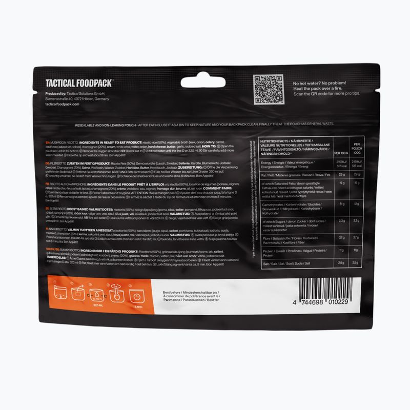 Gefriergetrocknete Lebensmittel Tactical Foodpack Pilz-Risotto 420 g 3