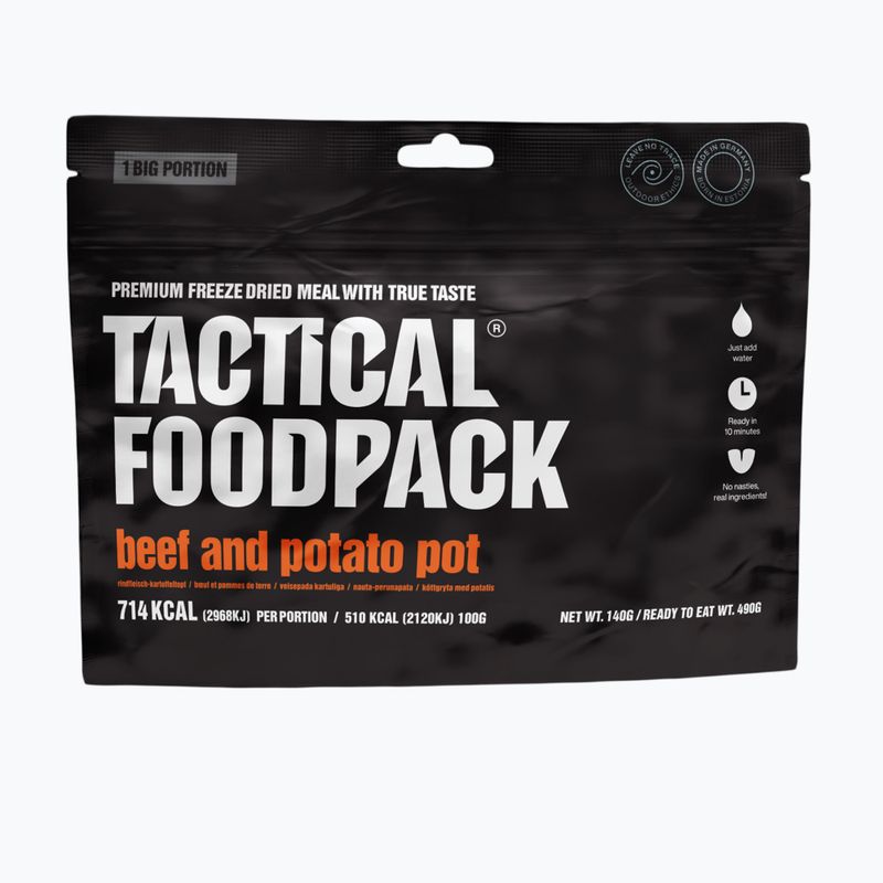 Gefriergetrocknete Lebensmittel Tactical Foodpack Rindfleisch-Kartoffel-Topf 140 g 2