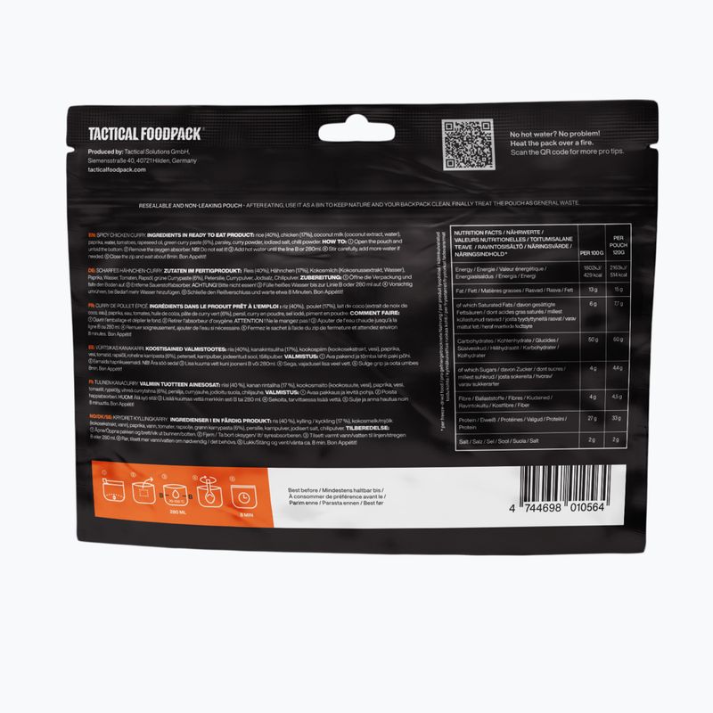 Gefriergetrocknete Lebensmittel Tactical Foodpack Spicy Chicken Curry 120 g 3