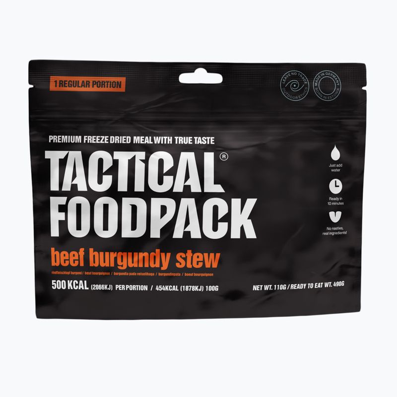 Gefriergetrocknete Lebensmittel Tactical Foodpack Beef Burgundy Stew 110 g 2