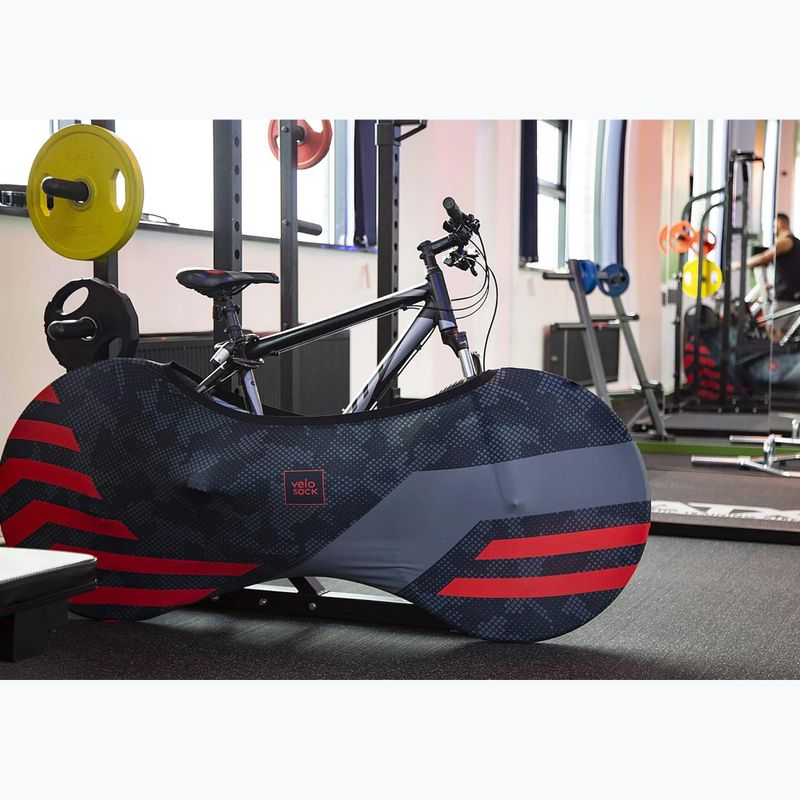 Fahrrad-Radabdeckung VELOSOCK Red Lines 3