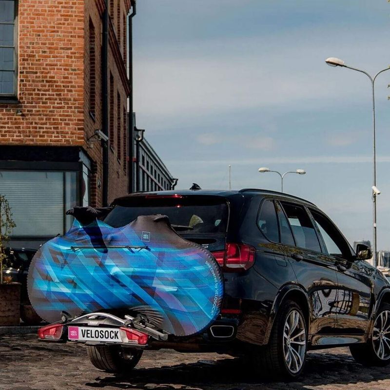 Fahrrad-Transporttasche VELOSOCK Speed Blue MTB ST 4