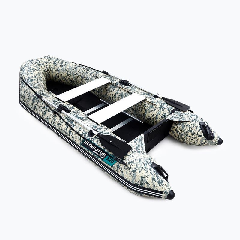 4-Personen-Ponton Gladiator AK320 camo digital 3