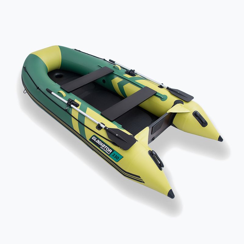 Vier-Personen-Schlauchboot Gladiator B330 AL green/yellow 3
