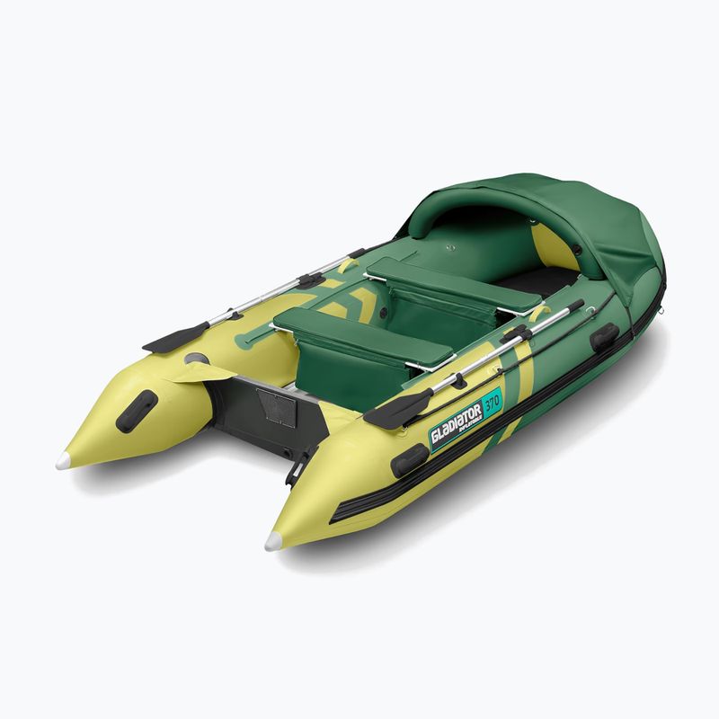 Fünf-Personen-Schlauchboot Gladiator C370 AL green/yellow 4