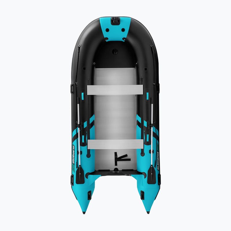 Sieben-Personen-Schlauchboot Gladiator C420 AL black/turquoise 2