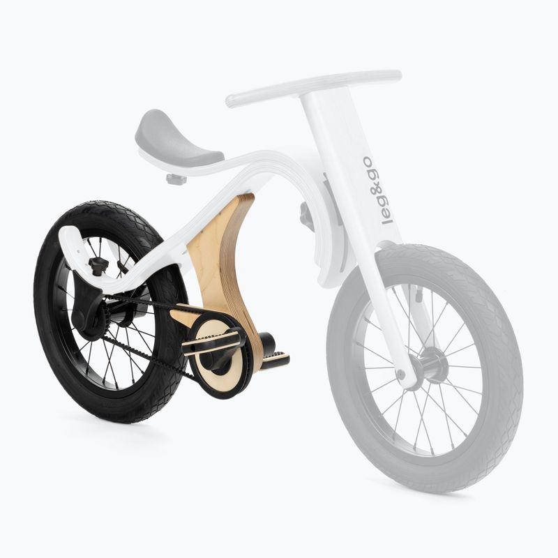 Pedalverlängerung für Leg&Go Add-on Kinder-Geländefahrrad braun PDL-02