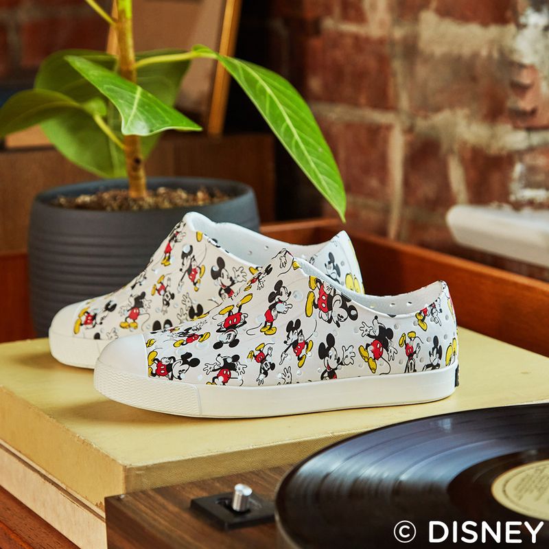 Native Jefferson Print Disney Turnschuhe Schale weiß/Schale weiß/all over print 14