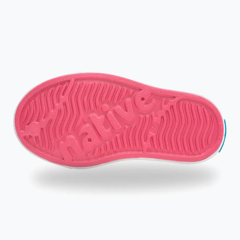 Native Kinderschuhe NA-12111502 Jefferson Block dazzle pink/hell white/celery maria starfish 10