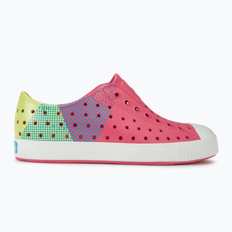 Native Kinderschuhe NA-12111502 Jefferson Block dazzle pink/hell white/celery maria starfish 2