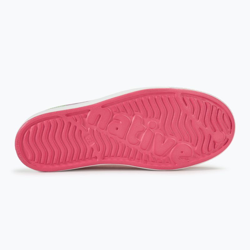 Native Kinderschuhe NA-12111502 Jefferson Block dazzle pink/hell white/celery maria starfish 4