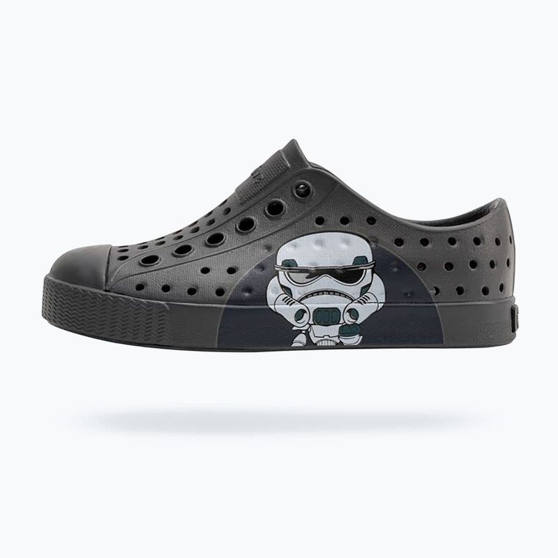 Native Jefferson Block Jr Kinder Turnschuhe dublin grau/dublin grau/darth bff