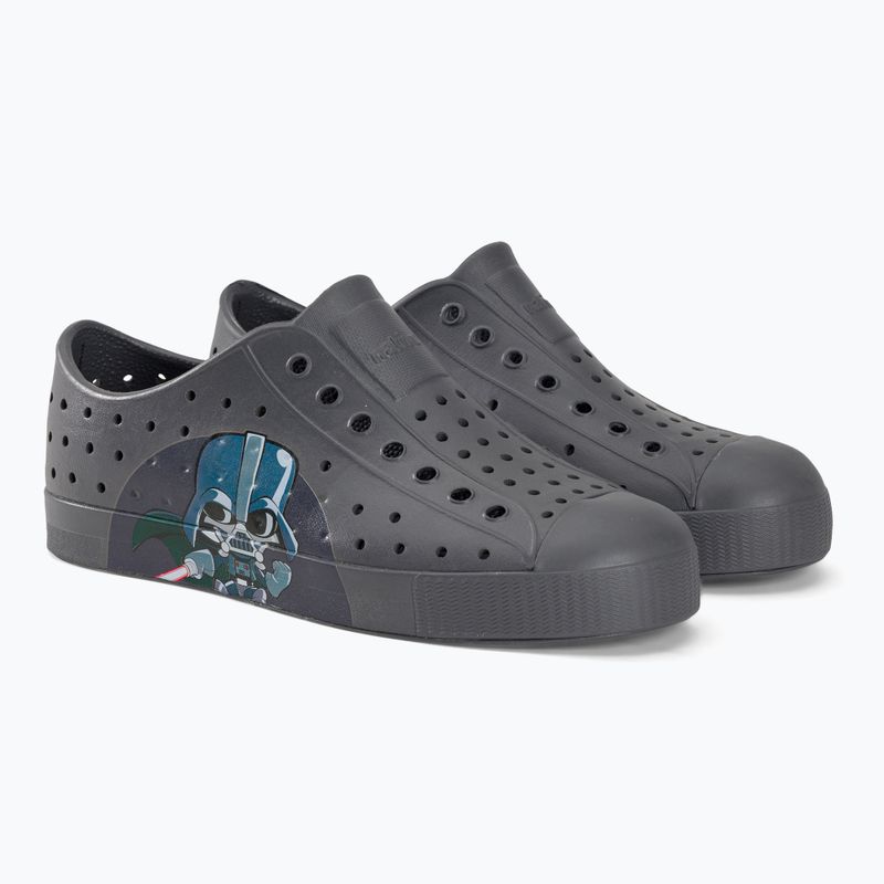 Native Jefferson Block Jr Kinder Turnschuhe dublin grau/dublin grau/darth bff