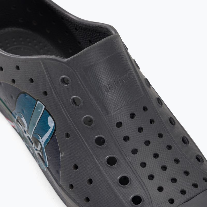 Native Jefferson Block Jr Kinder Turnschuhe dublin grau/dublin grau/darth bff