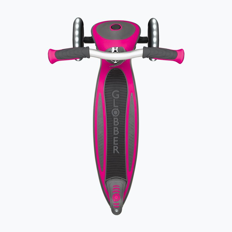 Globber Master Lights tiefrosa Kinder-Dreirad-Roller 3