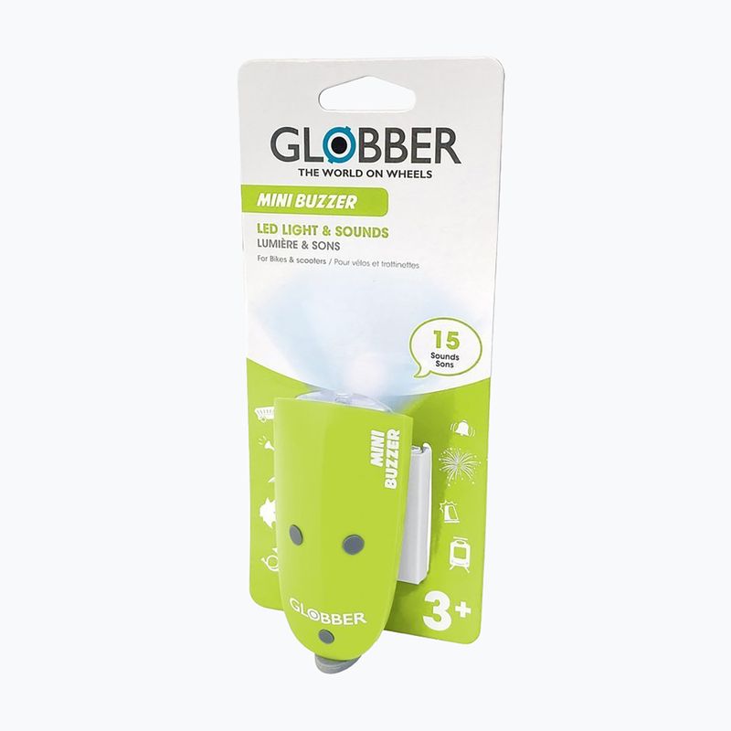 Lampe mit Hupe Globber Mini Buzzer lime green 2