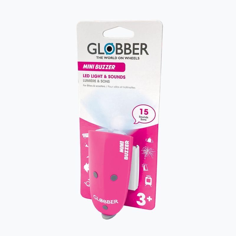 Lampe mit Hupe Globber Mini Buzzer deep pink 2