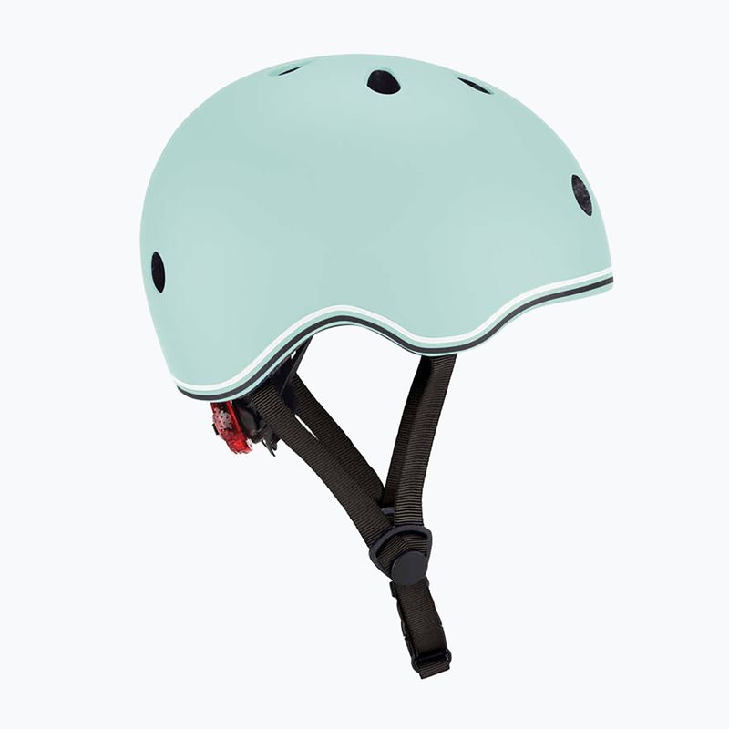 Kinderhelm Globber Go.Up Lights pastel green 2