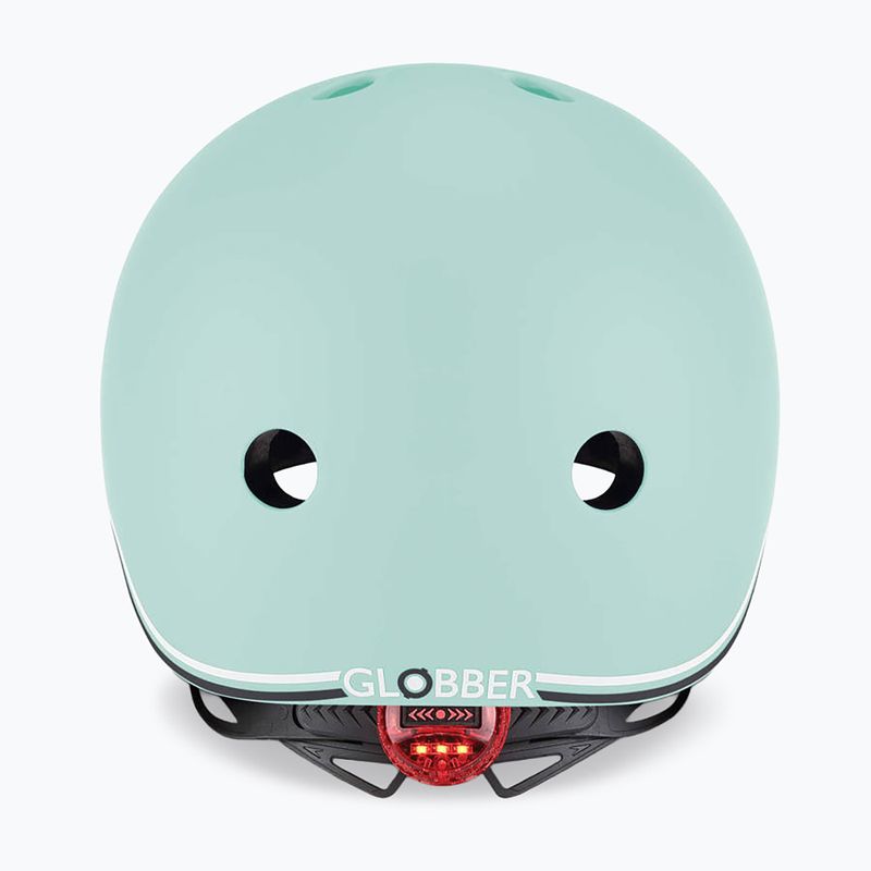 Kinderhelm Globber Go.Up Lights pastel green 4