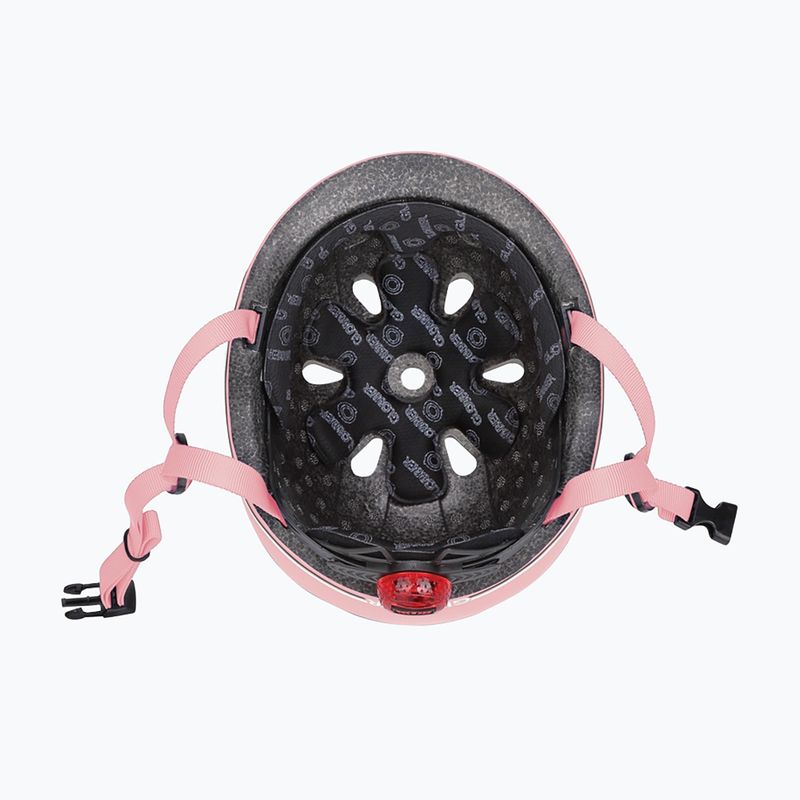 Kinderhelm Globber Go.Up Lights pastel pink 5