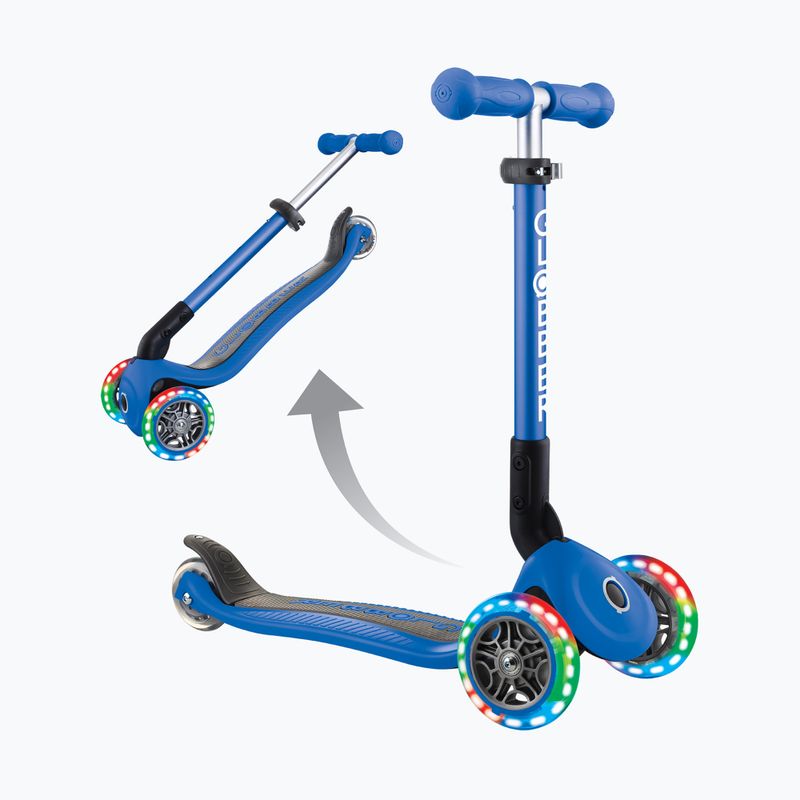 Globber Junior Foldable Lights Kinderdreirad navy blau 5