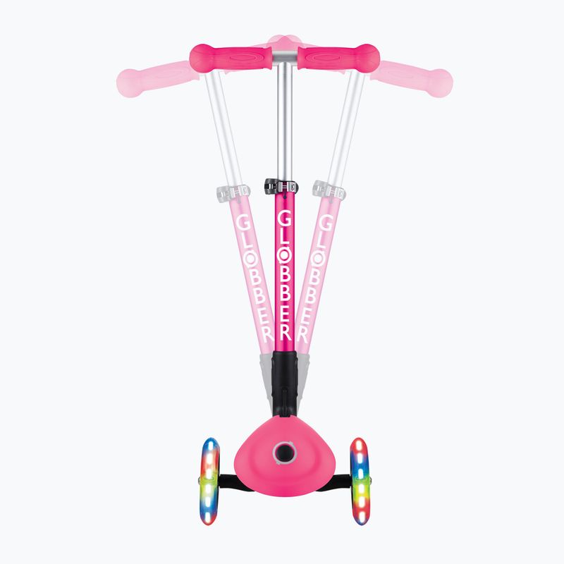 Globber Junior Foldable Lights tiefrosa Kinderroller mit drei Rädern 8