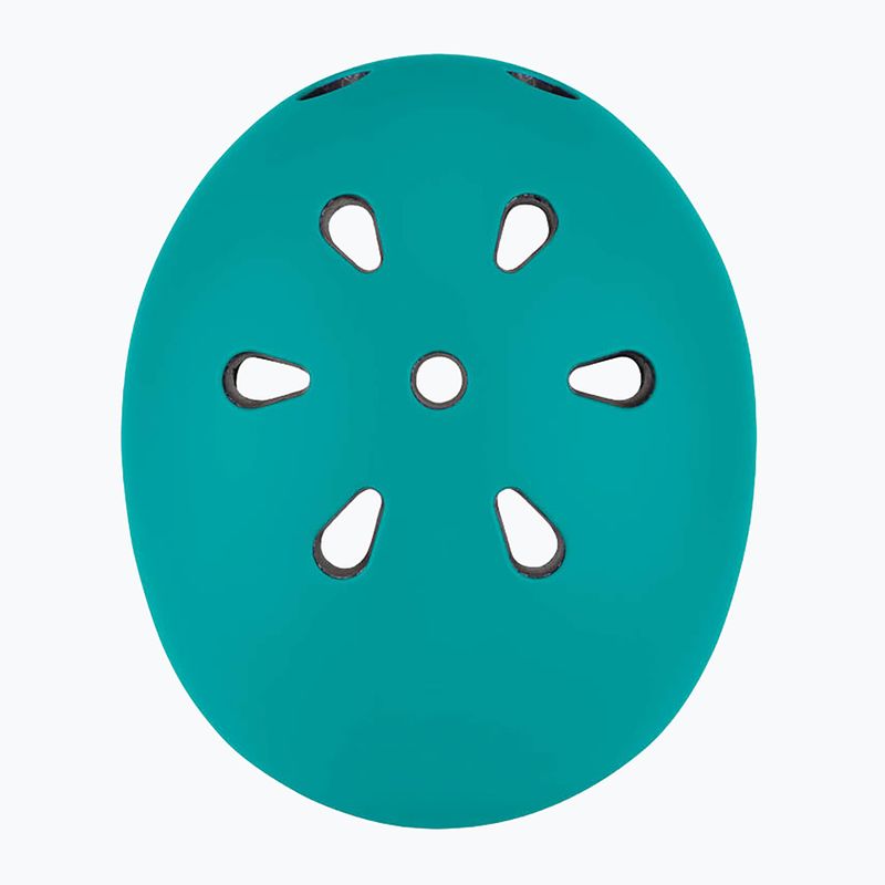 Kinderhelm Globber Go.Up Lights teal 6