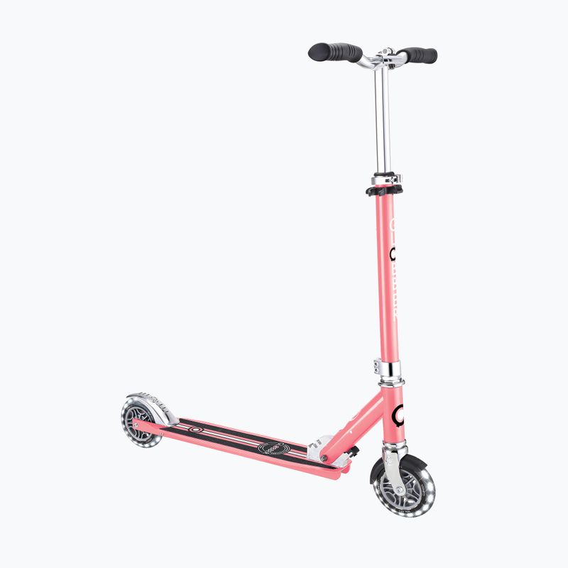 Globber Flow Element Lights korallenrosa Kinder-Roller