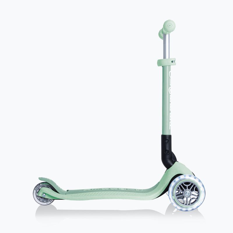Globber Junior Foldable Lights Eco pistazienfarbener Dreirad-Roller für Kinder 2
