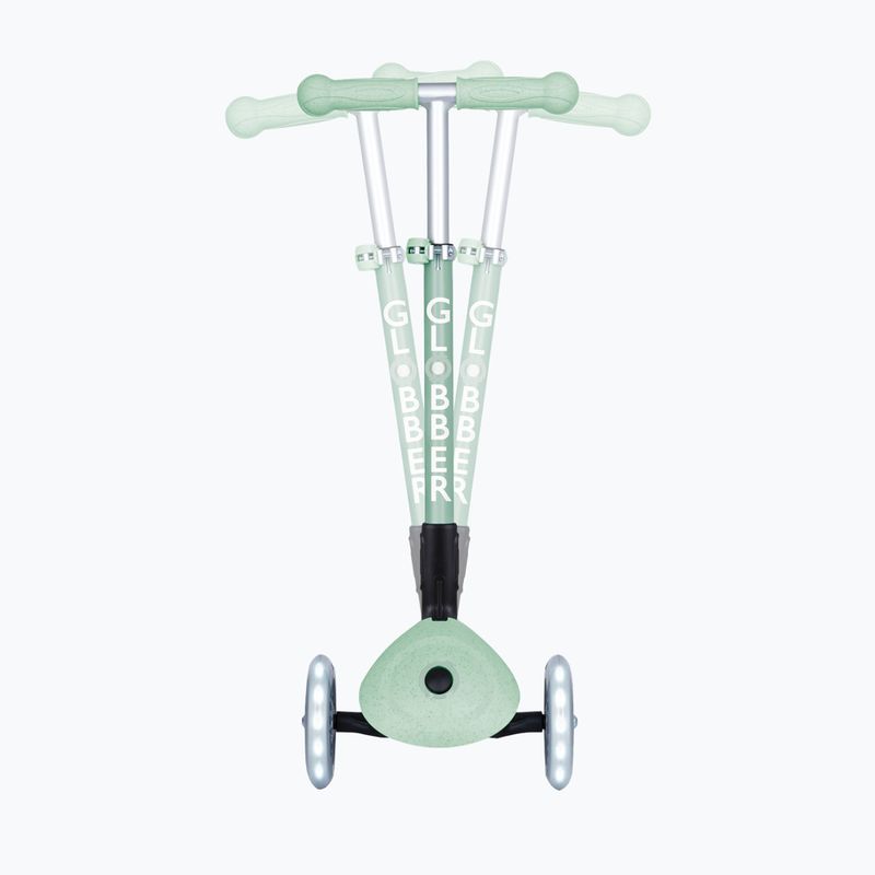 Globber Junior Foldable Lights Eco pistazienfarbener Dreirad-Roller für Kinder 7
