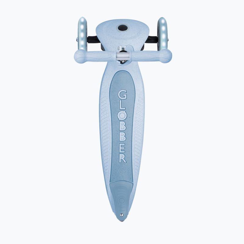 Globber Junior Foldable Lights Eco Heidelbeere Kinder Dreirad-Roller 4